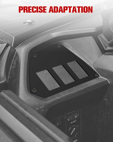 Aluminum Switch Plates for Honda Talon 1000R/1000X (2019-2025); 1000X-4 (2020-2025) Accessories, Pre-Cut Holes Heavy-Duty Drivers Side Switch Panel in Saudi Arabia