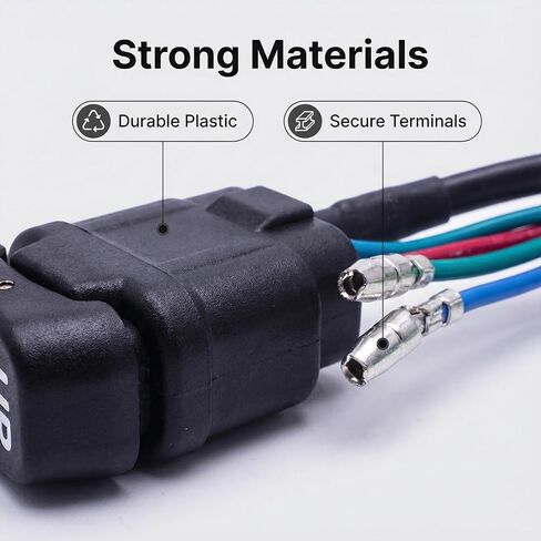 مجموعة مفاتيح القطع والإمالة من أجل Yamaha 704 مقبض تحكم بمحرك واحد، 704-82563-41-00 - استبدال مفتاح التحكم في إمالة المحرك الخارجي للقوارب البحرية، كابل أسود in Kuwait