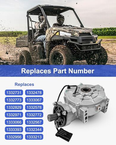 Front Differential Compatible with Polaris Ranger Sportsman Scrambler 400 450 500 570 700 800 ETX 2006-2023, Replaces 1332971 1332578 1332772 in Kuwait