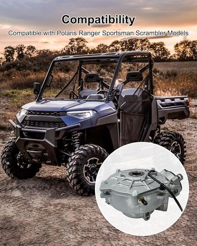 Front Differential Compatible with Polaris Ranger Sportsman Scrambler 400 450 500 570 700 800 ETX 2006-2023, Replaces 1332971 1332578 1332772 in Kuwait