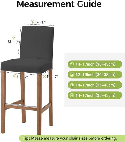 Sage Green Eucalyptus Leaves Bar Stool Covers Set of 4, Spring Botanical Floral Stretch Washable Bar Chair Covers with Backs, Removable Pub Counter Height Chair Cover for Kitchen Dining Room Cafe in Saudi Arabia