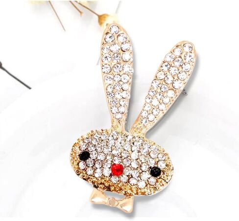وميض حجر الراين الأرنب الحيوان بروش دبوس للنساء الفتيات المراهقات تمهيد الكريستال Bowknot الأرنب الحيوانات الأليفة دبابيس التلبيب دبابيس لطيف اللباس الملحقات عيد ميلاد عيد الفصح عطلة مجوهرات هدية لابنة صديق in Saudi Arabia