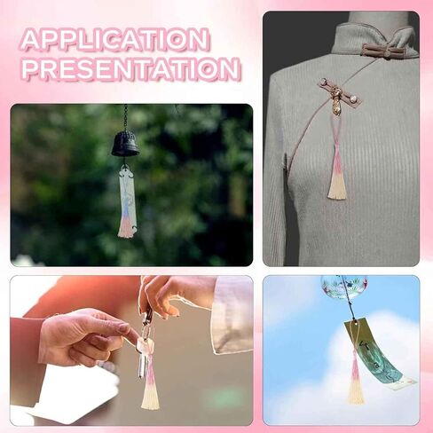 15Pcs Mini Tassels Bookmark for Crafts, 5 Inch 10 Colors Silky Soft with Cord Loops Handmade for DIY Keychain Jewelry Making in Kuwait