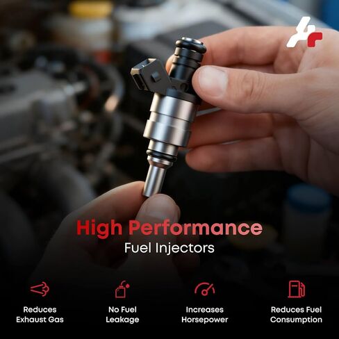 Fuel Injectors Set of 6, 13537546244 Compatible with BMW 320i 325i 325xi 525i 2001-2005, 323Ci 328Ci 2000, 323i 1998-2000, 325Ci 2001-2006, 328i 528i X3 Z3 Z4 -L6 2.5L 2.8L ALL Engine in Kuwait