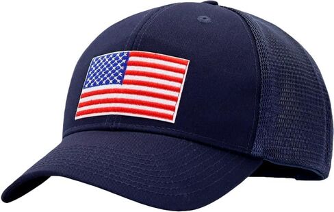 Mens USA Flag Mesh Hat Fits OSFM&XXL Head | Snapback Trucker Hats | 250th Anniversary Patriotic Veterans Memorial Day Gifts in Saudi Arabia