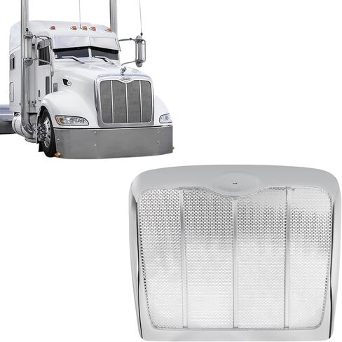 Peterbilt 386 Complete Stainless Steel Grille Assembly in Saudi Arabia