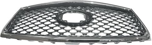 PartsFlow For 2019-2023 Infiniti QX50 Sport Utility Front Upper Grille Grill Black Shell With Chrome W/Camera Hole in Saudi Arabia