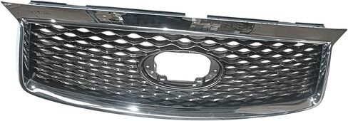 PartsFlow For 2019-2023 Infiniti QX50 Sport Utility Front Upper Grille Grill Black Shell With Chrome W/Camera Hole in Saudi Arabia