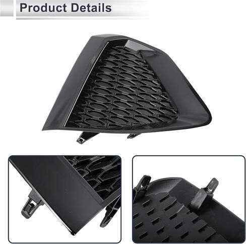 Front Right Fog Light Grill for Nissan Maxima 2019-2022 Front Lower Bumper Fog Light Cover Inserts No.622569DJ0A ABS 1 Pc in Saudi Arabia