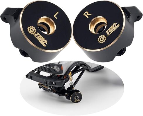 ثقل موازنة التوجيه الأمامي من النحاس Knucje RC مناسب لـ 1/24 محوري SCX24 AX24 AXI90081 C10 JLU RC ملحقات ترقيات السيارات الزاحفة in Kuwait