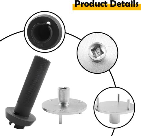 303-1433 303-1434 Front Crankshaft Seal Installer & Aligner Tool Compatible with Jaguar Land Rover 3.0L V6 / 5.0L V8 Engines in Kuwait