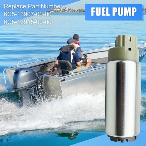 6C5-13907-00-00 Fuel Pump Fit for Yamaha 4-Stroke F50 F60 F70 F75 F80 F90 Outboard 2005-2016 Replace 6C5-13915-00-00 6C5-13910-10-00 in Kuwait