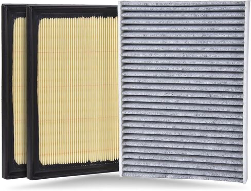 Engine & Cabin Air Filter Kit for Toyota 3.4L V6 Tundra 2022 2023 2024 2025 & Sequoia 2023-2025; Replace: 17801-F4010 871390-C010 in Kuwait