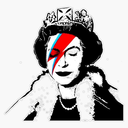 MAGNET Banksy - Space Queen Magnetic Vinyl Sticker Decal Magnet 5" in Saudi Arabia
