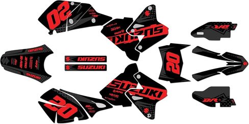Graphics Kit for Suzuki DRZ400 (2000-2024) Spear Series Tan 9 Mil - Easy Go - Dirt Pit Bike Motorcycle Stickers, Dirtbike Racing Automotive Decal Motocross Accessories no-Plastics in Saudi Arabia