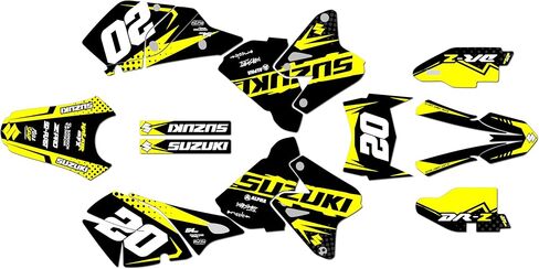Graphics Kit for Suzuki DRZ400 (2000-2024) Spear Series Tan 9 Mil - Easy Go - Dirt Pit Bike Motorcycle Stickers, Dirtbike Racing Automotive Decal Motocross Accessories no-Plastics in Saudi Arabia