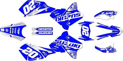 Graphics Kit for Suzuki DRZ400 (2000-2024) Spear Series Tan 9 Mil - Easy Go - Dirt Pit Bike Motorcycle Stickers, Dirtbike Racing Automotive Decal Motocross Accessories no-Plastics in Saudi Arabia