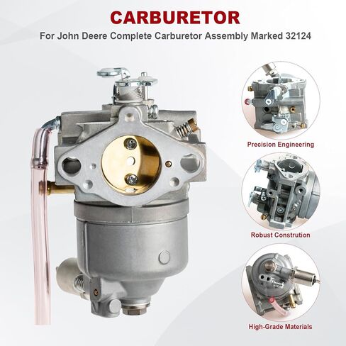 AM109205 Carburetor for John Deere GT242 GT262 GT275 F510 F525 LX170 LX172 LX175 LX176 LX240 FC420V FC401V Engine in Kuwait