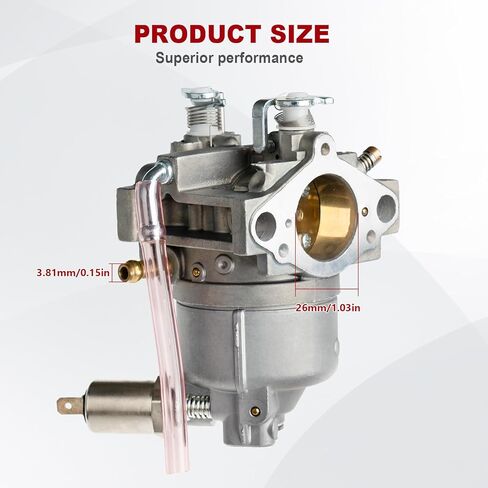 AM109205 Carburetor for John Deere GT242 GT262 GT275 F510 F525 LX170 LX172 LX175 LX176 LX240 FC420V FC401V Engine in Kuwait