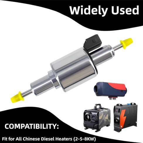 Diesel Heater Oil Fuel Pump, 12V/24V 22ML Quieter Gas Air Heater Electric Fuel Pump for Webasto Eberspacher China 2KW 5KW 8KW Air Diesel Parking Heater Pump (Quiet Design) in Kuwait