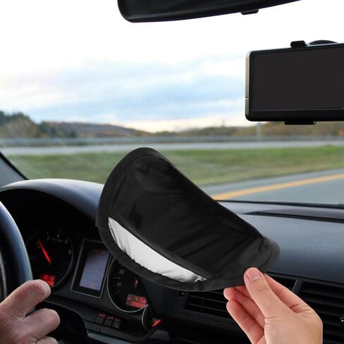 Car Phone Sun Shade Dashboard Sunshield with Silver Coated Fabric Heat Resistant Phone Sun Protection for Cars Trucks Suvs in Saudi Arabia