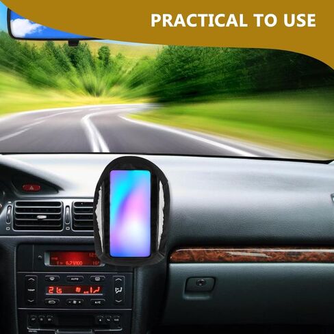 Car Phone Sun Shade Dashboard Sunshield with Silver Coated Fabric Heat Resistant Phone Sun Protection for Cars Trucks Suvs in Saudi Arabia