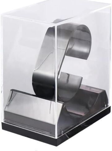 1 Pc Clear Single Watch Display Stand,Plastic Watch Stand,Transparent Watch Protective Box,Watch Gift Box Jewelry Bracelet Storage Gift Case for Watches and Bracelets Professional and Fashion in Kuwait