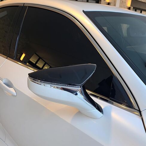 Rear View Side Mirror Covers Compatible with Lexus ES IS LS LC RC RCF UX 2017-2023, 2PCS Door Side Mirror Cover Cap (Glossy Black) in Kuwait