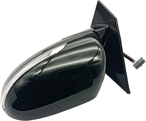 Left Driver Side LH Rear View Mirror Assembly Electric Folding Mirror with Lamp + Heating + BSD Compatible With 2015-2019 KIA SORENTO 87610-C6010 in Saudi Arabia