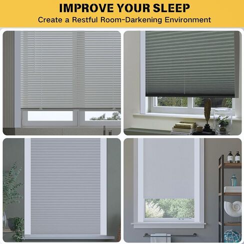 Blackout PVC Magnetic Light Blocking Strips for Window Shades and Blinds - Blocks Light Along The Sides of Blackout Blinds,Cordless,Light Blocking Strips for Bedroom (White, 58",2Pcs，Removable) in Kuwait