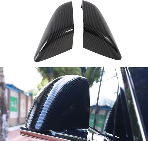Side Door Rearview Mirror Cover Frame Trim for Tesla Model S 2014-2025 Car Exterior Decoration (Pack of 2) (ABS Gloss Black) in Saudi Arabia