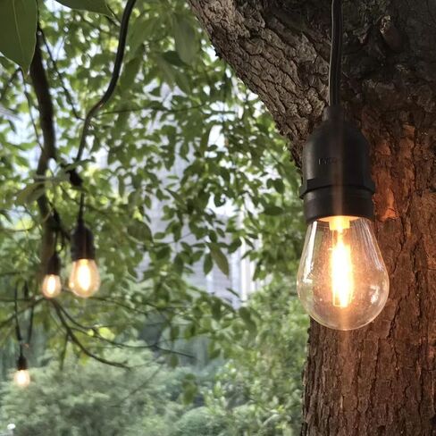 Shatterproof & Waterproof S14 String Light Bulbs-Equivalent to 10 W, S14 led Bulb fits for Commercial Outdoor Patio Garden Vintage Lights, E26 Base 2200K CRI>90,70LM,Warm White(15 Pack) in Kuwait