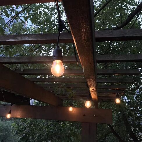 Shatterproof & Waterproof S14 String Light Bulbs-Equivalent to 10 W, S14 led Bulb fits for Commercial Outdoor Patio Garden Vintage Lights, E26 Base 2200K CRI>90,70LM,Warm White(15 Pack) in Kuwait