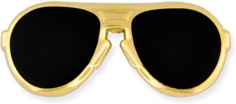 PinMart Trendy Lenses Aviators Sunglasses Enamel Lapel Pin in Saudi Arabia