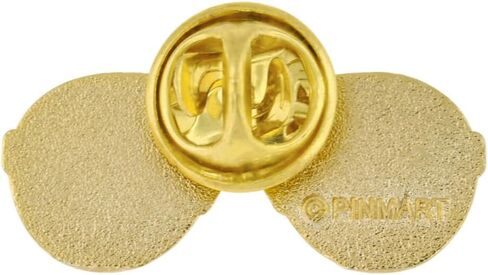 PinMart Trendy Lenses Aviators Sunglasses Enamel Lapel Pin in Saudi Arabia