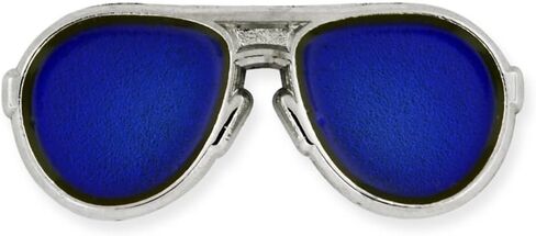 PinMart Trendy Lenses Aviators Sunglasses Enamel Lapel Pin in Saudi Arabia