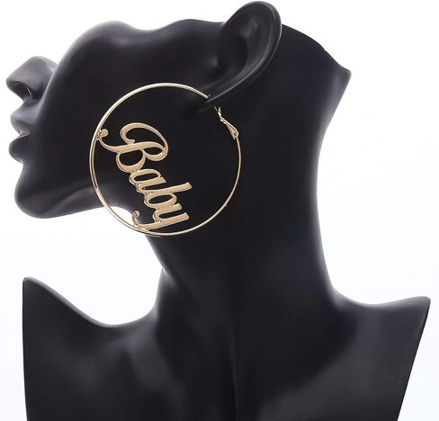 Hoop earrings geometric dangle Alloy Hollow Out Letters Star Engraving Earrings Jewelry for Womens in Kuwait