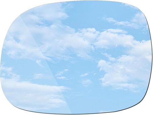 TOEMIRR Replacement Mirror Glass Driver Left Side fit for 2001-2007 Toyota Sequoia, 2000-2006 Toyota Tundra Tool-Free Installation with Adhesive Flat No Backing Plate in Kuwait