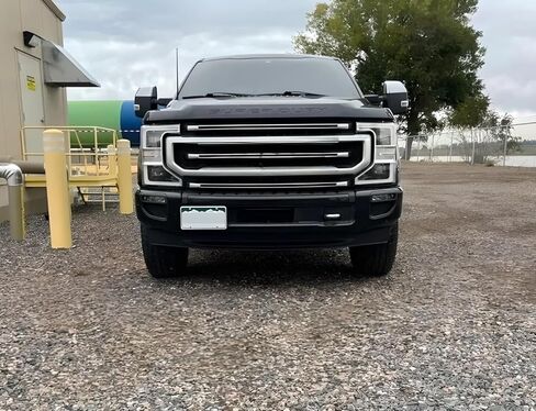 iJDMTOY حامل خطاف السحب الأمامي مناسب لنقل لوحة الترخيص، متوافق مع Ford F250 F350 F450 (معظم الأجيال) in Kuwait