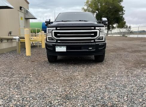 iJDMTOY حامل خطاف السحب الأمامي مناسب لنقل لوحة الترخيص، متوافق مع Ford F250 F350 F450 (معظم الأجيال) in Kuwait