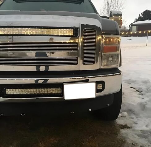 iJDMTOY حامل خطاف السحب الأمامي مناسب لنقل لوحة الترخيص، متوافق مع Ford F250 F350 F450 (معظم الأجيال) in Kuwait