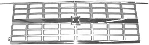 Grille Assembly Silver + Headlight Bezel Trims For 1989-1991 Chevrolet Suburban Blazer/R/V Series Direct Replacement in Kuwait