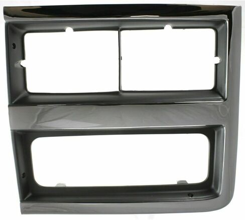 Grille Assembly Silver + Headlight Bezel Trims For 1989-1991 Chevrolet Suburban Blazer/R/V Series Direct Replacement in Kuwait