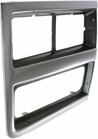 Grille Assembly Silver + Headlight Bezel Trims For 1989-1991 Chevrolet Suburban Blazer/R/V Series Direct Replacement in Kuwait
