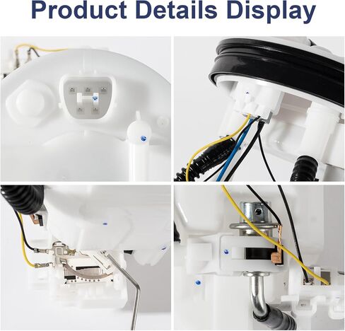 Electric Fuel Pump Module Assembly Compatible with 2001 2002 2003 2004 2005 Honda Civic L4 1.3L 1.7L 2.0L Gas Replace E8566M 17045-S5A-A00 VANBOL0097A with Sending Unit O-ring in Saudi Arabia