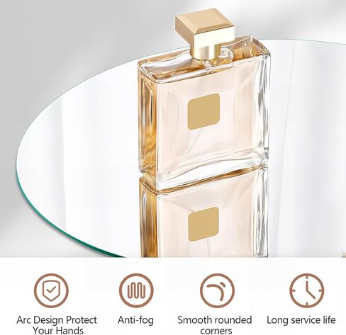 Niccy Irregular LED Bathroom Mirror, 30"x48" Asymmetrical Backlit Vanity Wall Mirrors, Light up Mirrors for Bedroom, Living Room, Modern Smart-Mirror with Anti-Fog, Dimmable, Memory Function in Kuwait