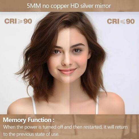 Niccy Irregular LED Bathroom Mirror, 30"x48" Asymmetrical Backlit Vanity Wall Mirrors, Light up Mirrors for Bedroom, Living Room, Modern Smart-Mirror with Anti-Fog, Dimmable, Memory Function in Kuwait