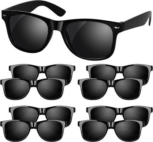 Palonu Black Sunglasses Bulk, Sunglasses with UV Protection for Summer Beach Party Supplies Birthday Gift Outdoor Activities in Kuwait