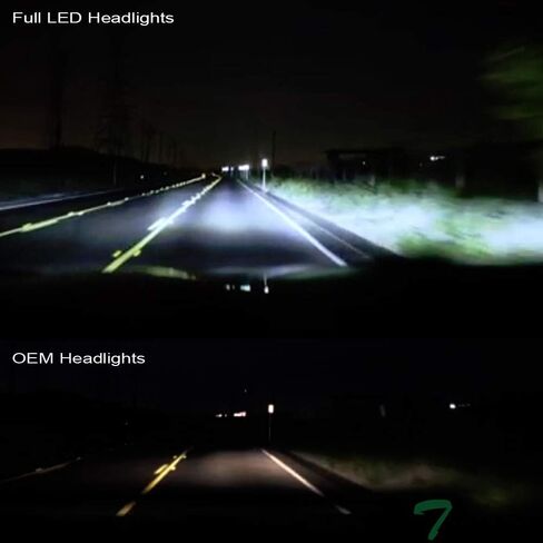 Sequential Black Housing Full LED Tri Projector Headlights Signal Lamps Amber Reflector nb Compatible With 15-17 Ford F150 in Kuwait