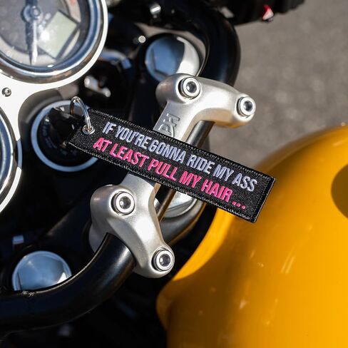 MotoLoot Keychain for Motorcycles, Scooters, Cars and Gifts (At Least Pull My Hair) in Saudi Arabia